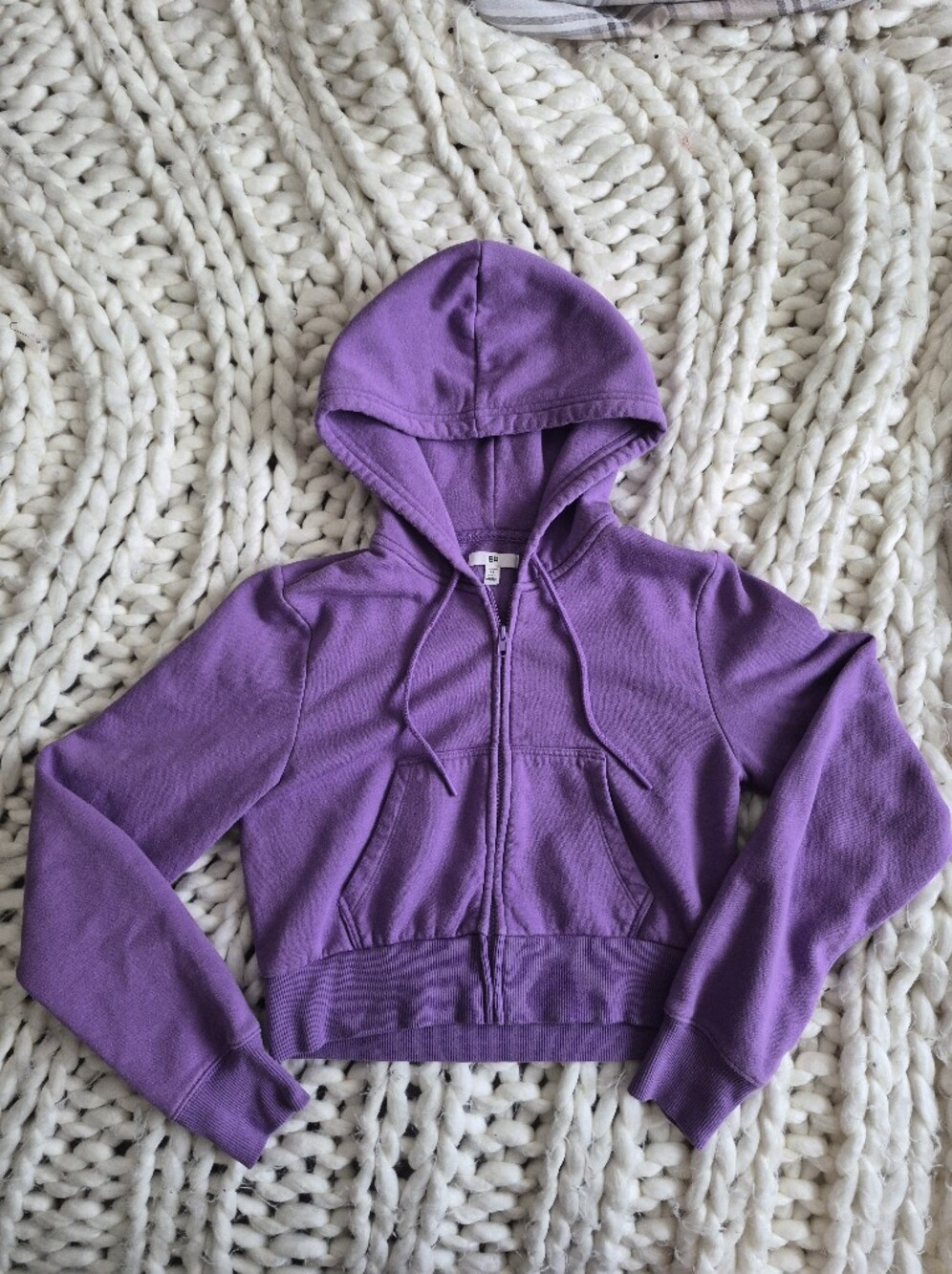 Lavender Purple Zip Hoodie